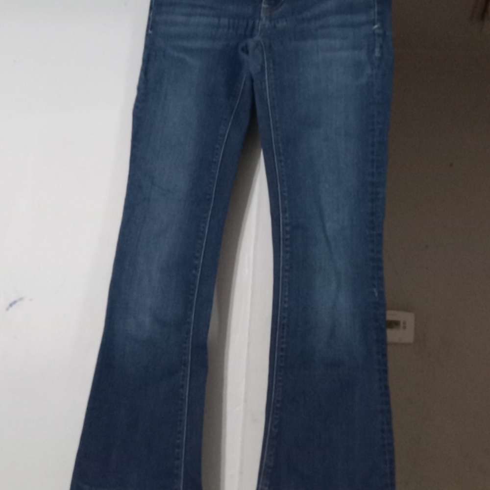 American eagle outfitters super super stretched ladies jeans. Size 2 long. - Picture 9 of 13